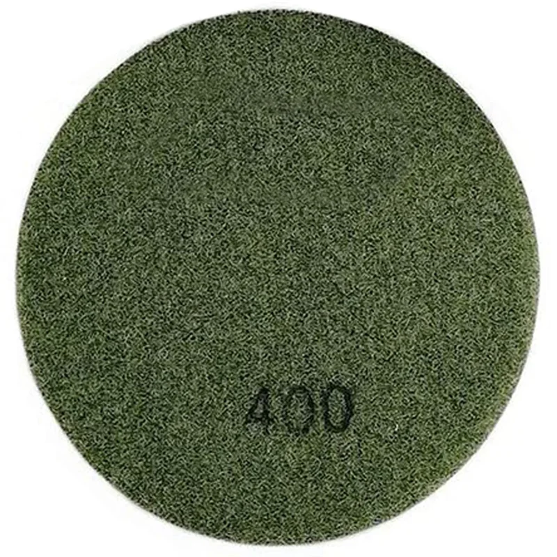 A15F-6 PCS Diamond Floor Polishing Pads Resin Bond Terrazzo Floor Diameter 4 Inch