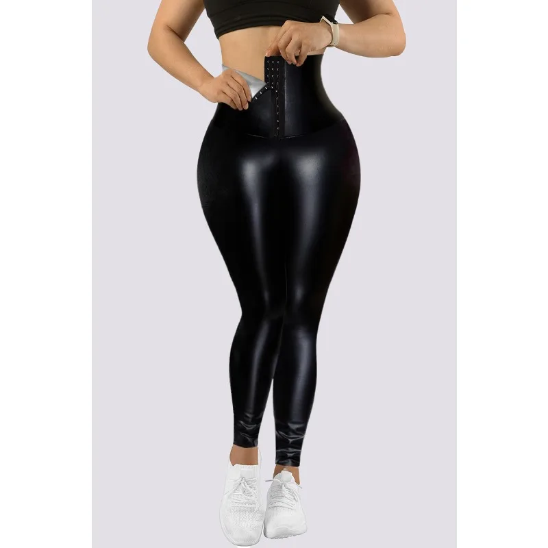 New Fashion Waist Tightening Fitness Leggings INS Female Trousers Training Sports Hip Lifting Exercise Skinny Yoga Pants