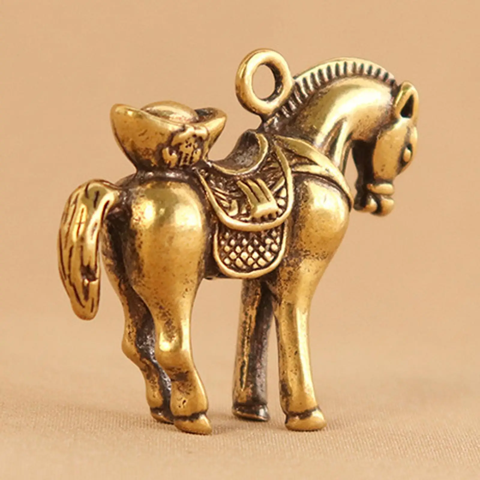 Horse Statue Desktop Ornaments Miniatures Figurines Animal Ornaments Horse Sculpture for Home Bedroom Living Room Car Cafe