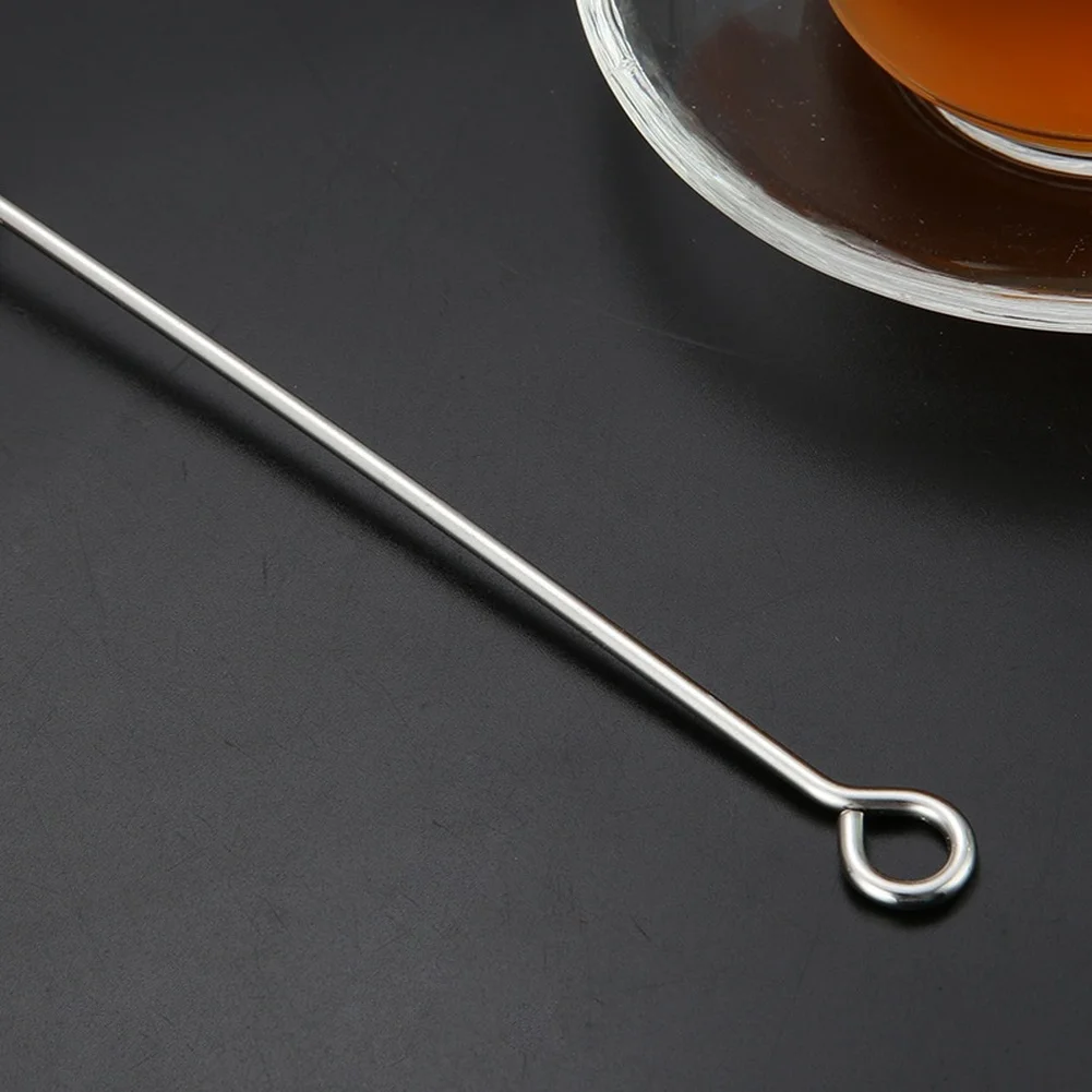 304 Stainless Steel For Tea Whisk Spoon with Spiral Twisted Design for Consistent Honey Dissolving and Daily Beverage Prep