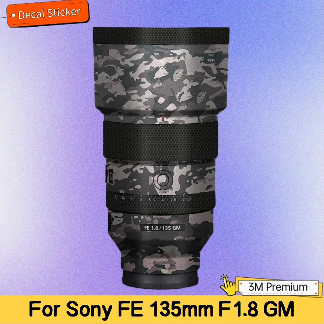 For Sony FE 135mm F1.8 GM Lens Sticker Protective Skin Decal Vinyl Wrap Film Anti-Scratch Protector Coat