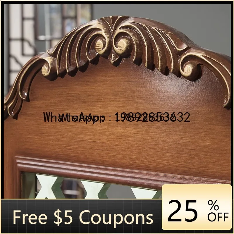 

AG1 Screen Partition Living Room Entrance Office Mobile Folding Hotel Neoclassical Hand-painted Flower and Bird Folding Screen