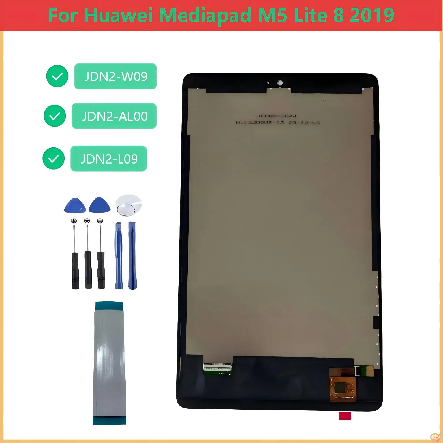 

NEW LCD Display For Huawei Mediapad M5 Lite 8 2019 JDN2-W09 JDN2-AL00 JDN2-L09 LCD Display Touch Screen Digitizer Assembly