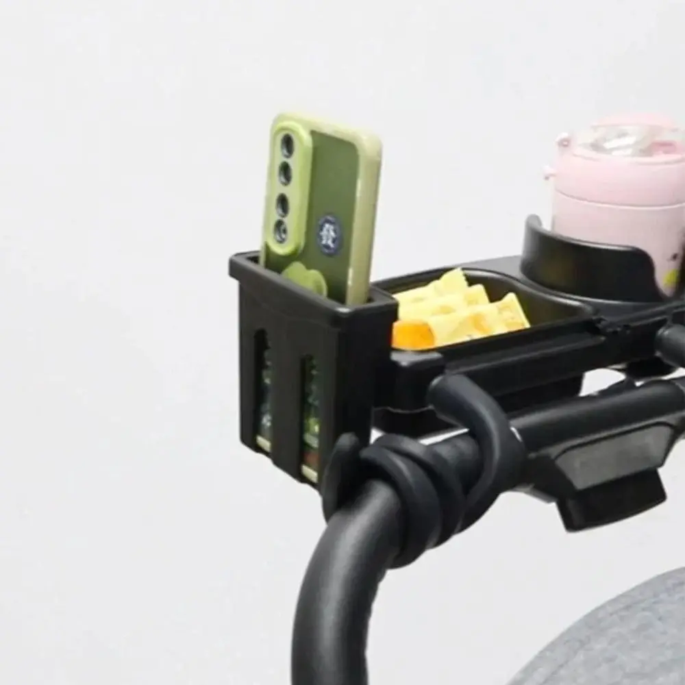Detachable Phone Rack 3 in 1 Stroller Snack Tray Flexible Arm Grip Stable Flexible Organizer Mealtime Display Plate - view 5