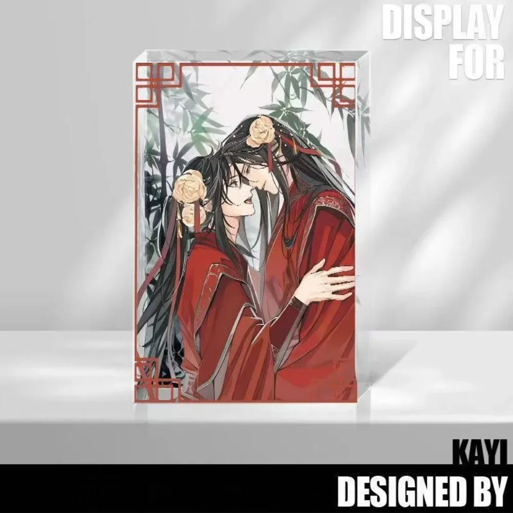 MO DAO ZU SHI Anime Character Acrylic Plaque Brick Desktop Decoration Fans' Favorite Wei Wuxian Lan Wangji Peripheral Collection