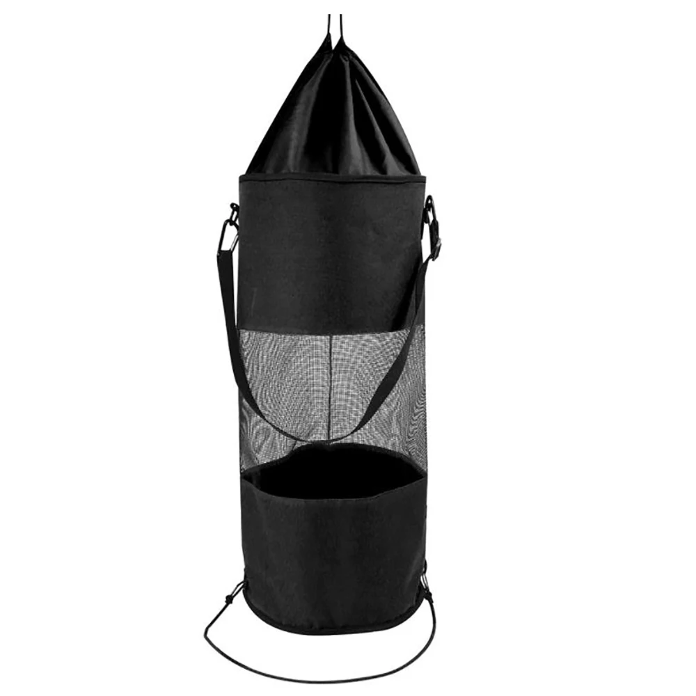 Boat Trash Bag,Oxford Cloth Portable Outdoor Mesh Trash Bag Storage Organizer for Your Boat,Kayak,Yachts,or