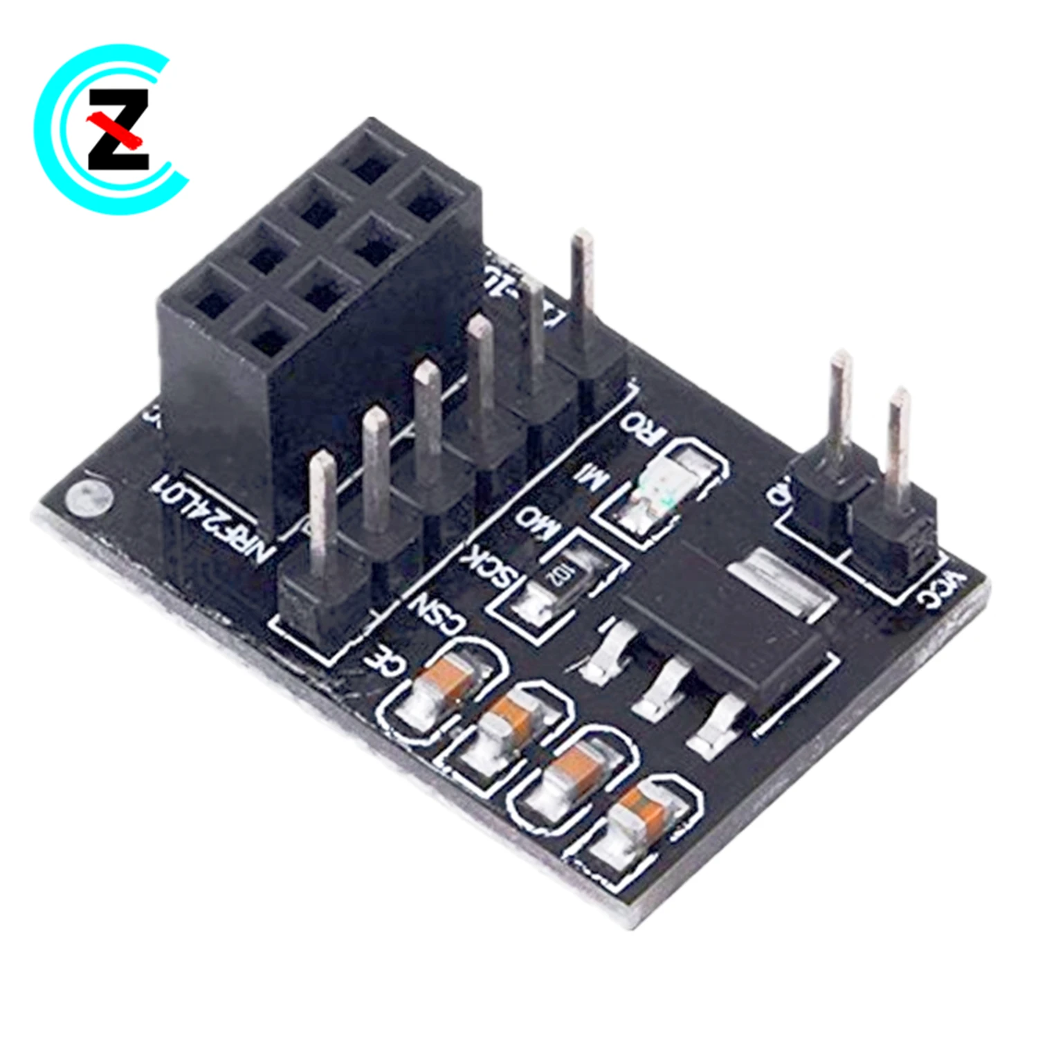 10pcs  Wireless module switching board 3.3V supporting NRF24L01 wireless module for intelligent car robot