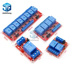 1 2 4 8 Channel 5V 12V Relay Module Board Shield with Optocoupler Support High and Low Level Trigger for Arduino