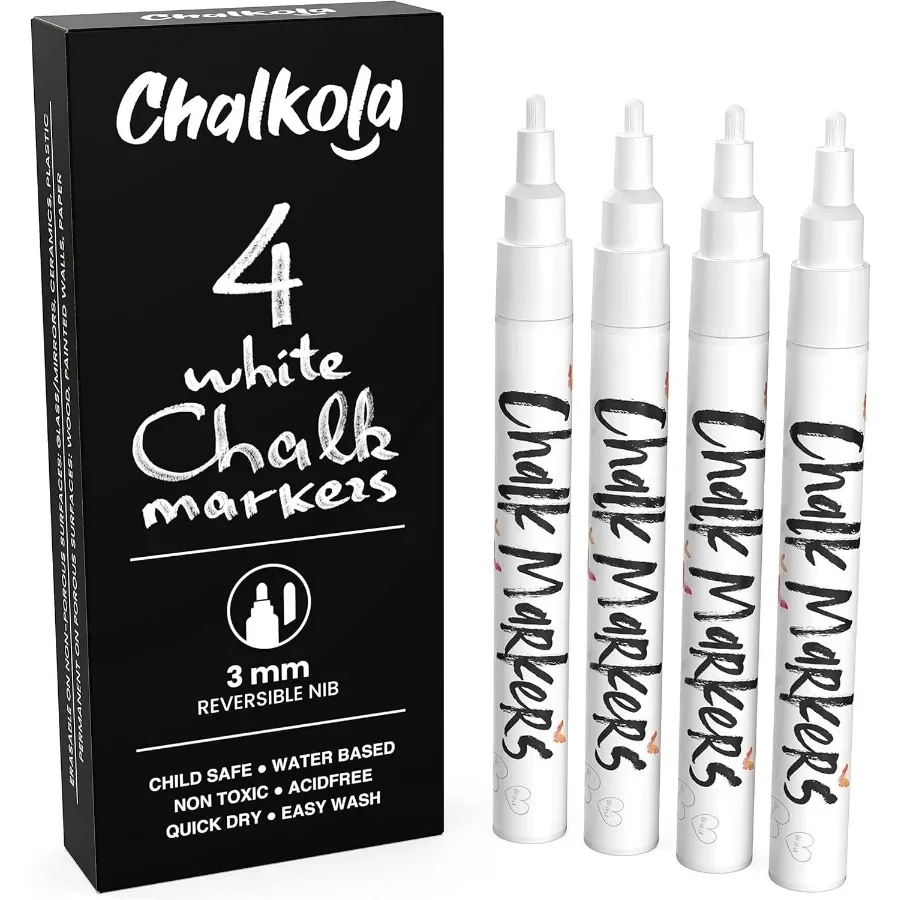 White Chalk Markers… - image