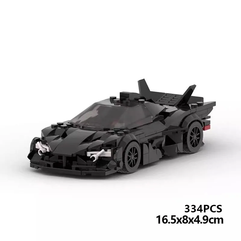 Klocki MOC- 111401 , Speed Champion, 8-siatkowy samochód wyścigowy, 336 szt. Model ciężarówki, prezent urodzinowy dla dzieci, świąteczne zabawki DIY