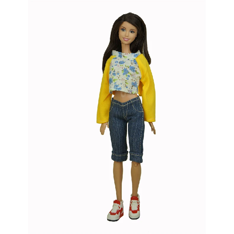 12 Zoll 30 cm Puppenkleidung, handgefertigt, lässiger Stil, Puppen-Outfit, geeignet für BJD-Puppen, modisches Kostüm-Set, Kawaii, Hauspuppe, DIY-Spielzeug – Detail 15
