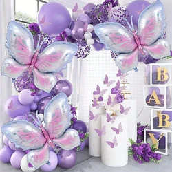 29*39inch Colorful Butterfly Balloons Foil Mylar Balloons For Butterfly Theme Party Wedding Birthday Baby Shower Decoration *1PC