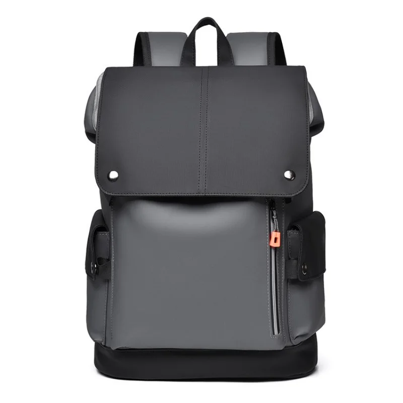 

Вместительный деловой рюкзак для мужчин из водонепроницаемой ткани Оксфорд, мужской рюкзак для ноутбука с множеством карманов, водонепроницаемая рабочая сумка.