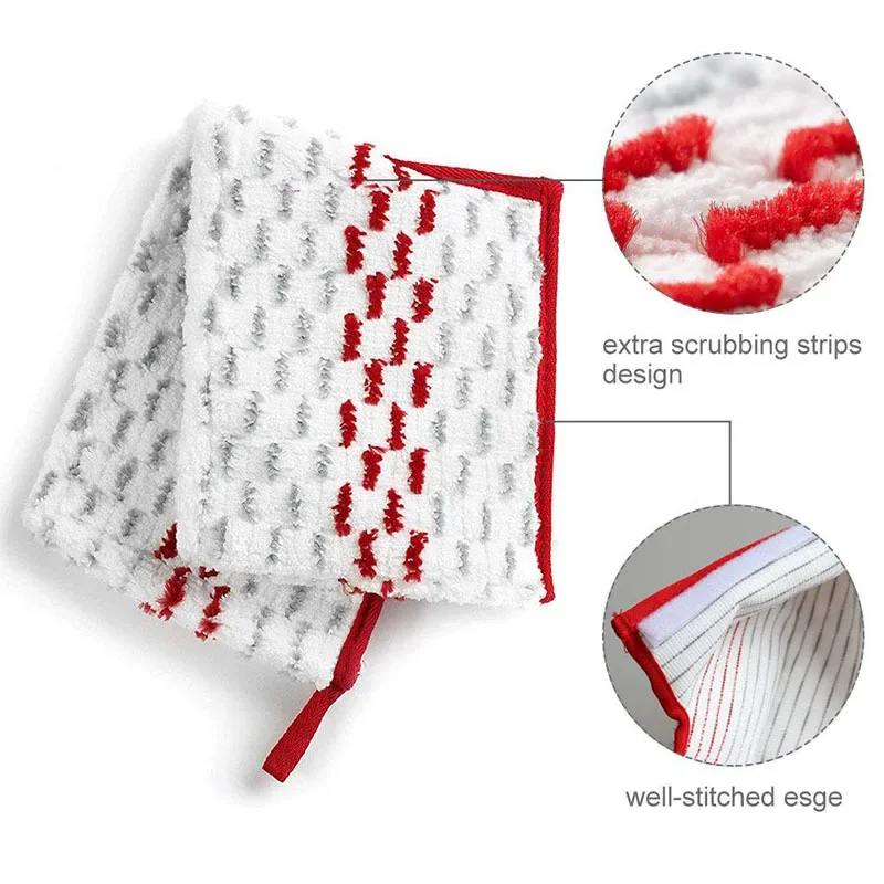 Microfiber Mop Replacement Cloths, Vileda, O-Cedar, ProMist, Max Steam Mop, Vacuum Cleaner, Mop Pad, Head Accessory, 1Pc