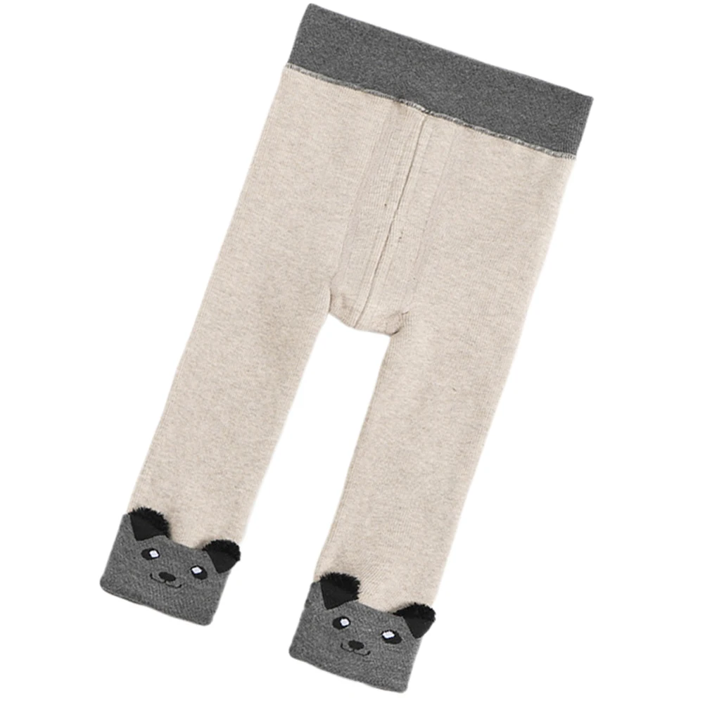 

1 pc Winter Toddler Warm Pants Cartoon Knitted Cotton Protective Loose Comfortable Unisex Baby Kids L Xl 2T 3T 6T