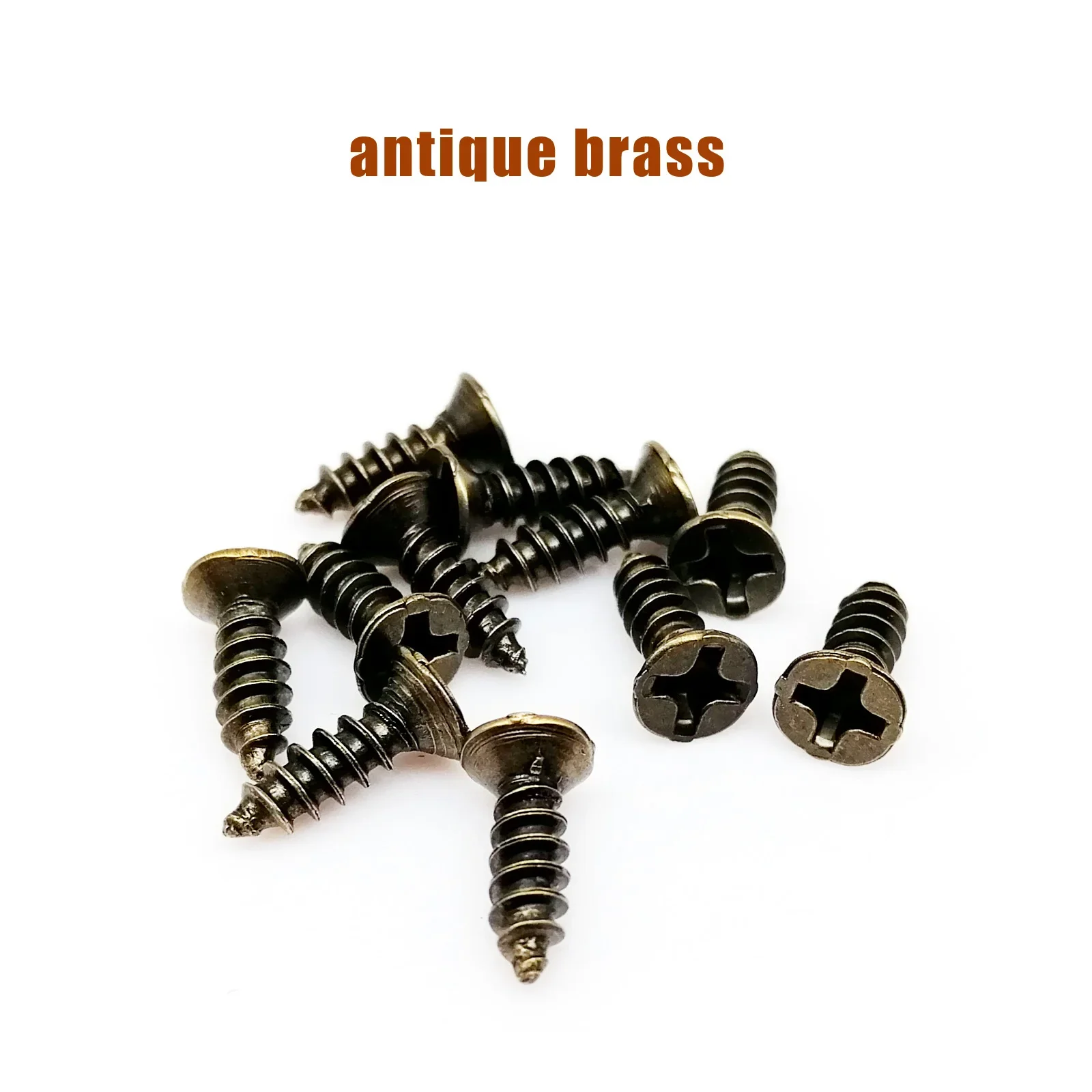 200X M2 M2.6 M3 Mini Small Golden Silver Bronze Black Steel Phillips Flat Countersunk Head Self Tapping Screw For Wood Box Hinge