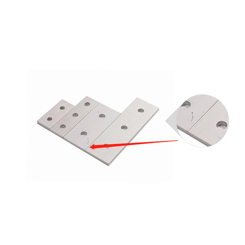 2020 3030 4040 4545 Link End Parallel Side by Vertical Joint Connect Angle Connector Strip for Alum 3D printer accessory