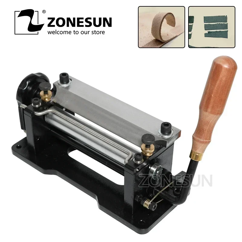 

ZONESUN НОВЫЙ 6-дюймовый ручной кожаный скребок, инструменты для очистки кожи растительного дубления, машина для кожи с лопатой «сделай сам», разделитель кожи