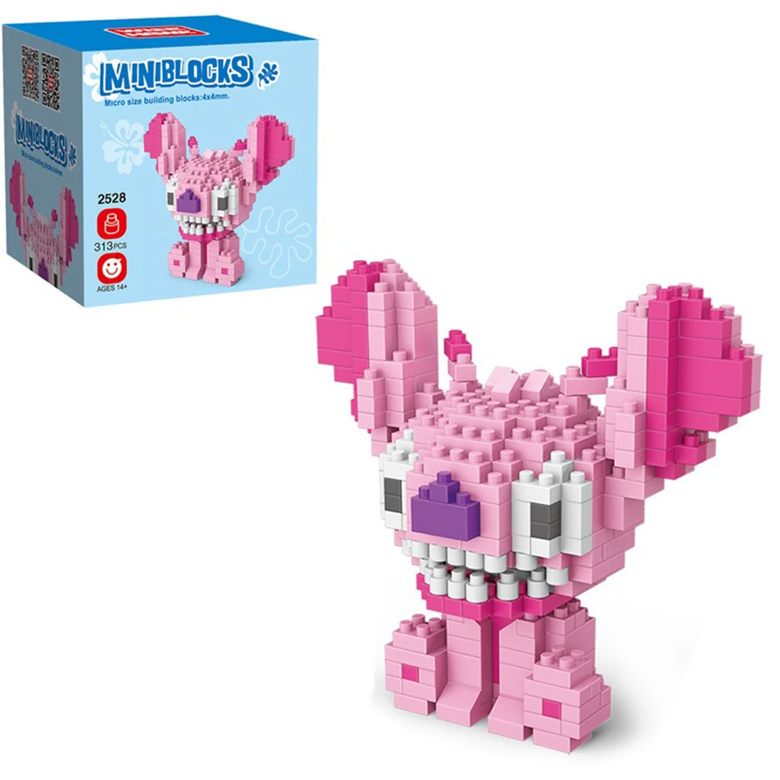 Disney Mirco Building Blocks Stitch Series Model  Kawaii Cartoon Lilo and Stitch Mini Bricks Model Kit Educational Toys For Kids