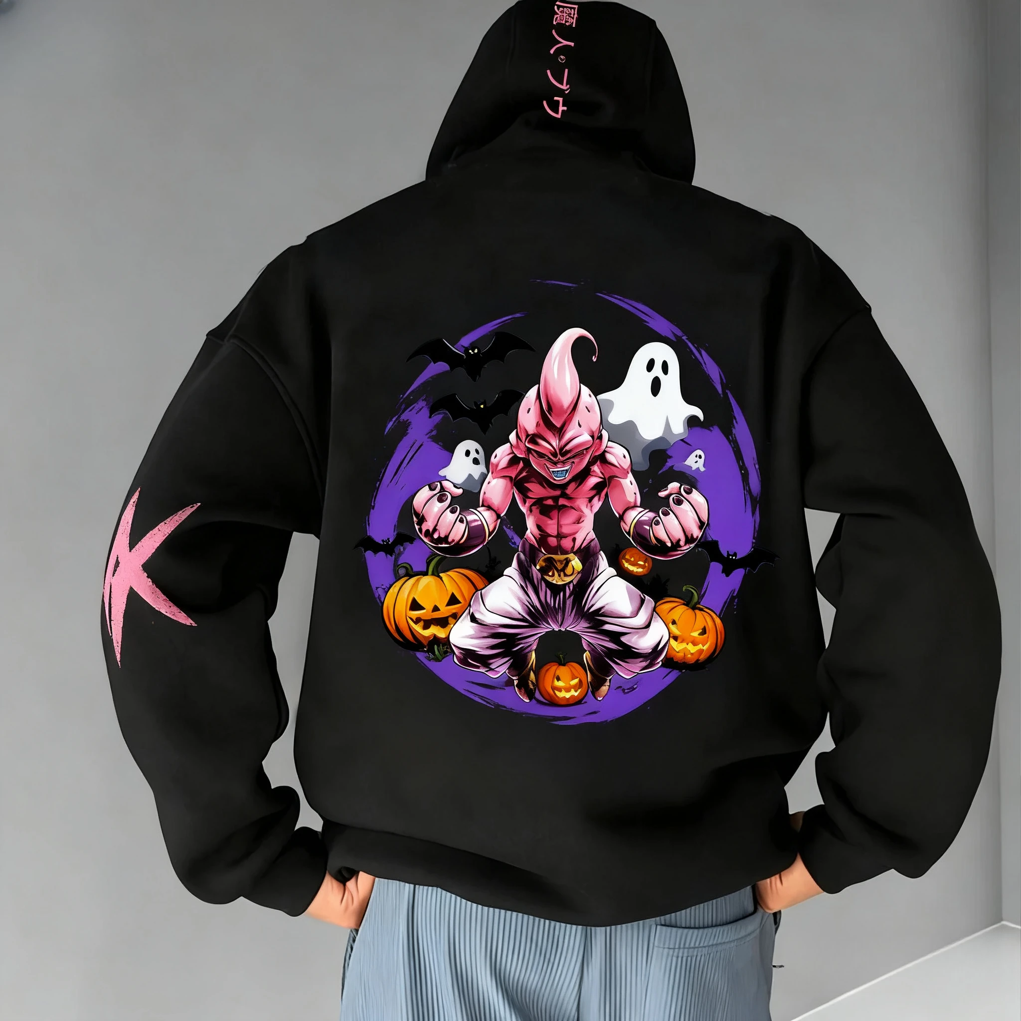 

Жемчуг дракона на Хэллоуин, нарядное платье для родителей и детей, осенне-зимняя японская горячая кровь, классическая толстовка с капюшоном в стиле аниме, популярная