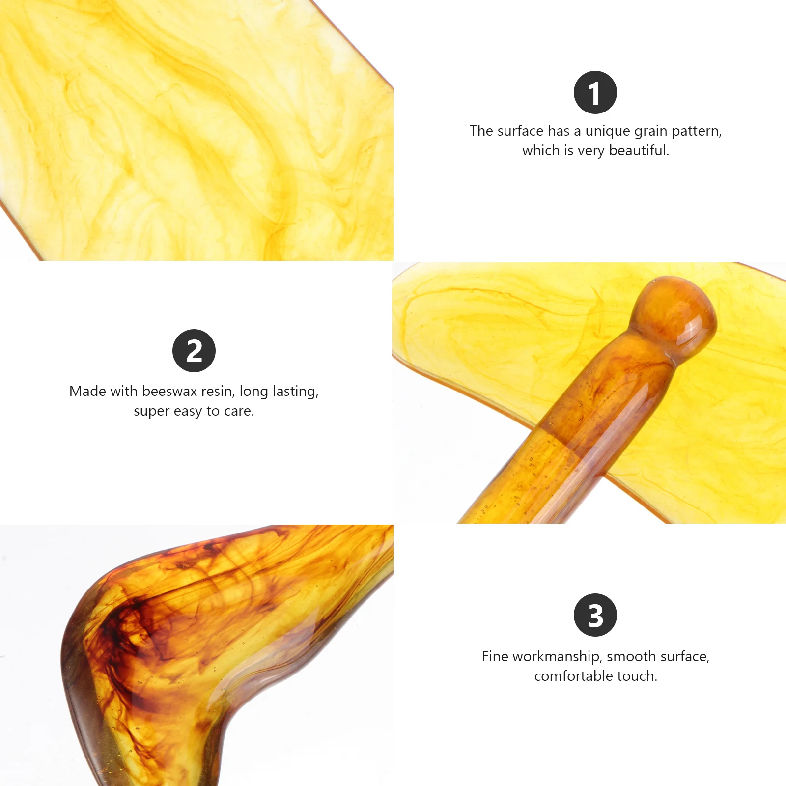 

8 шт., набор массажных скребковых пластин из пчелиного воска, смола, инструмент для терапии лица и тела для кровообращения, лимфодренаж, скребковый массаж