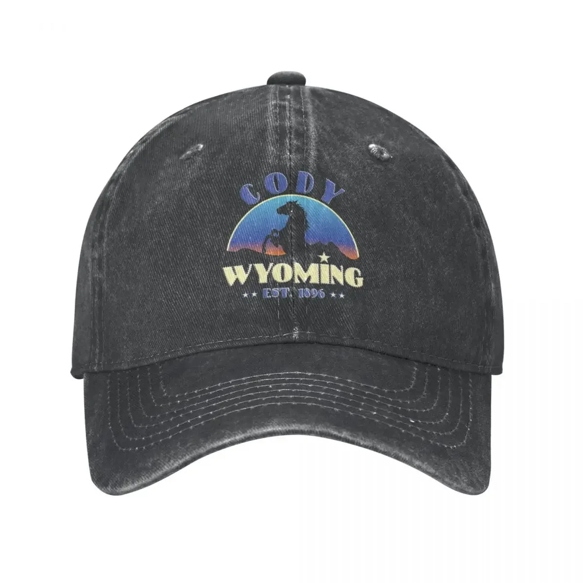 Cody Wyoming 1896 Cowboy Hat New In Hat tea hats Uv Protection Solar Hat cute Mens Cap Women'S