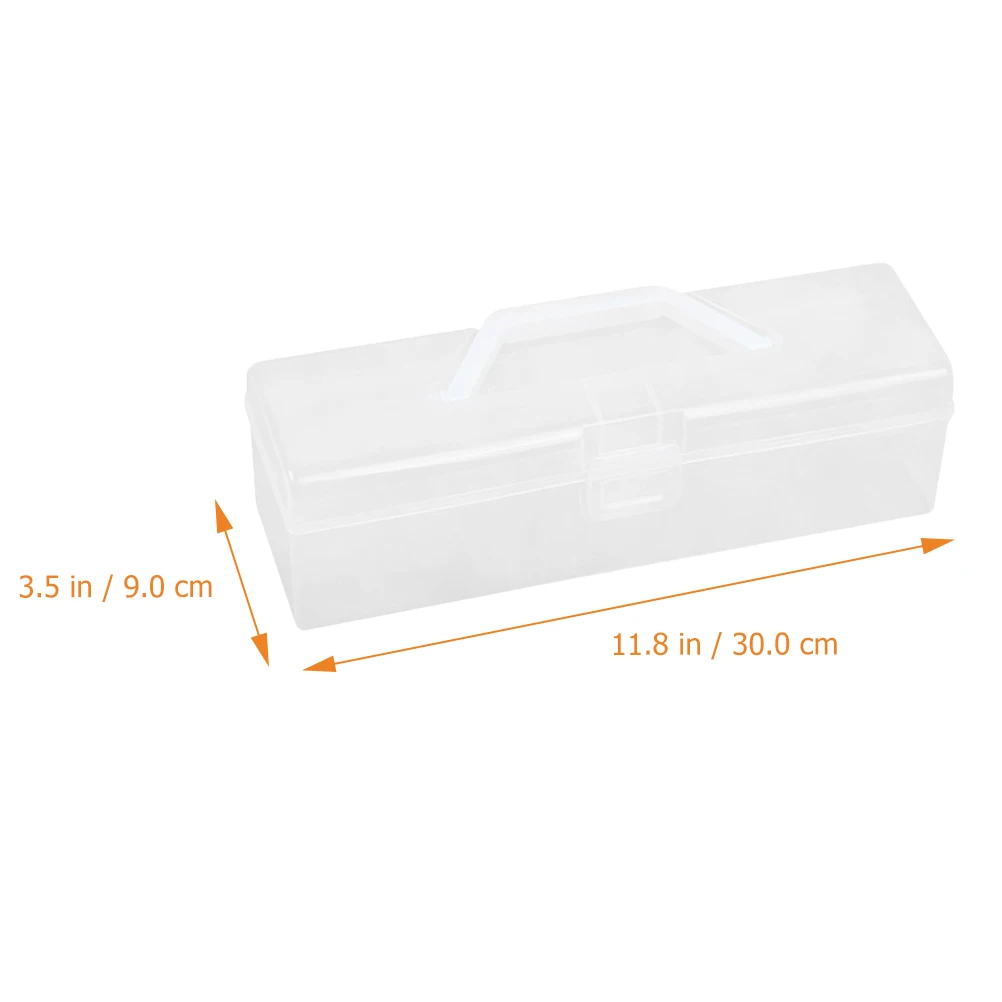 Dustproof Brooch Storage Box Transparent Plastic Badge Organizer Medal Storage Case for Study Room Office Medal Organizer