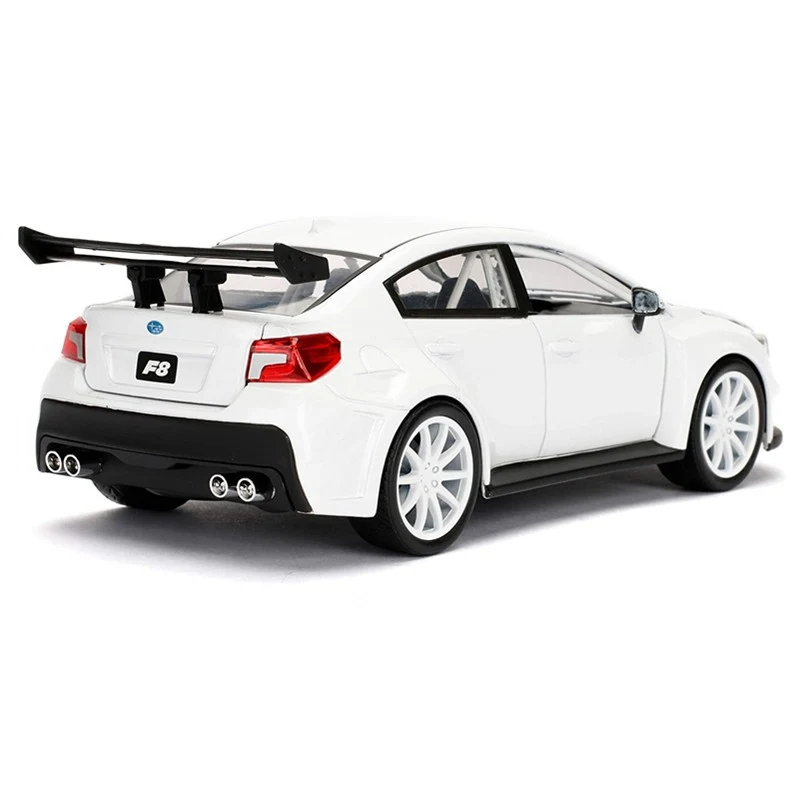 1/24 Subarus WRX STI Alloy Sports Car Model Diecasts Metal Track Racing Car Vehicles Model Simulation Collection Childrens Gifts