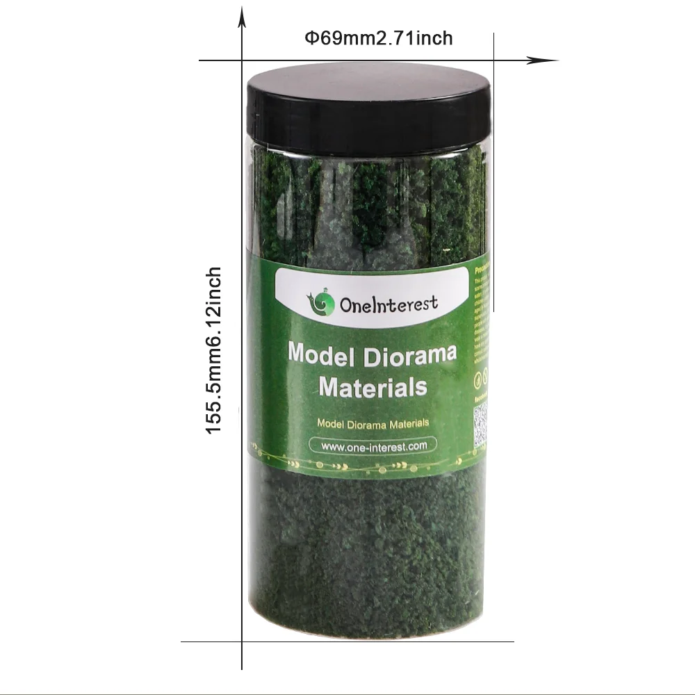 500ML DIY Modeling Tree Powder Architectural Building Materials for Diorama Model Making Material Ground Sponge Materials