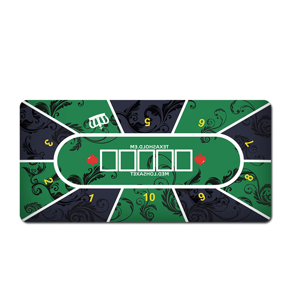 Tovaglia da casinò Texas Holdem Tappetino da poker Tappetino da poker antiscivolo Tappetino da tavolo da poker per feste a tema