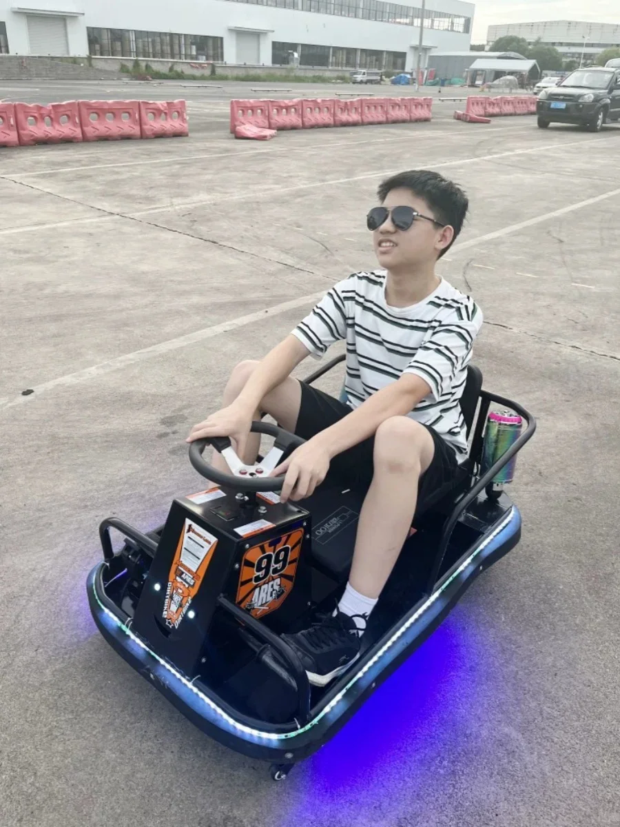 New 36V Electric Drift Car Kart Adult Two-Seat Tail Swing Car