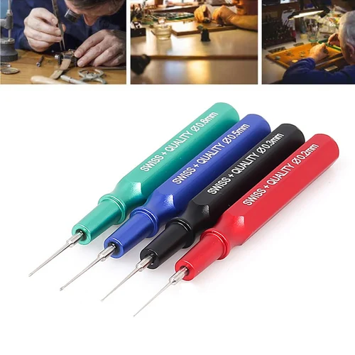 Lubricante para reloj, engrasador, bolígrafo de Pin de aceite de Metal, pieza de movimiento portátil, herramienta de mantenimiento de reparación lubricante, accesorios para relojeros