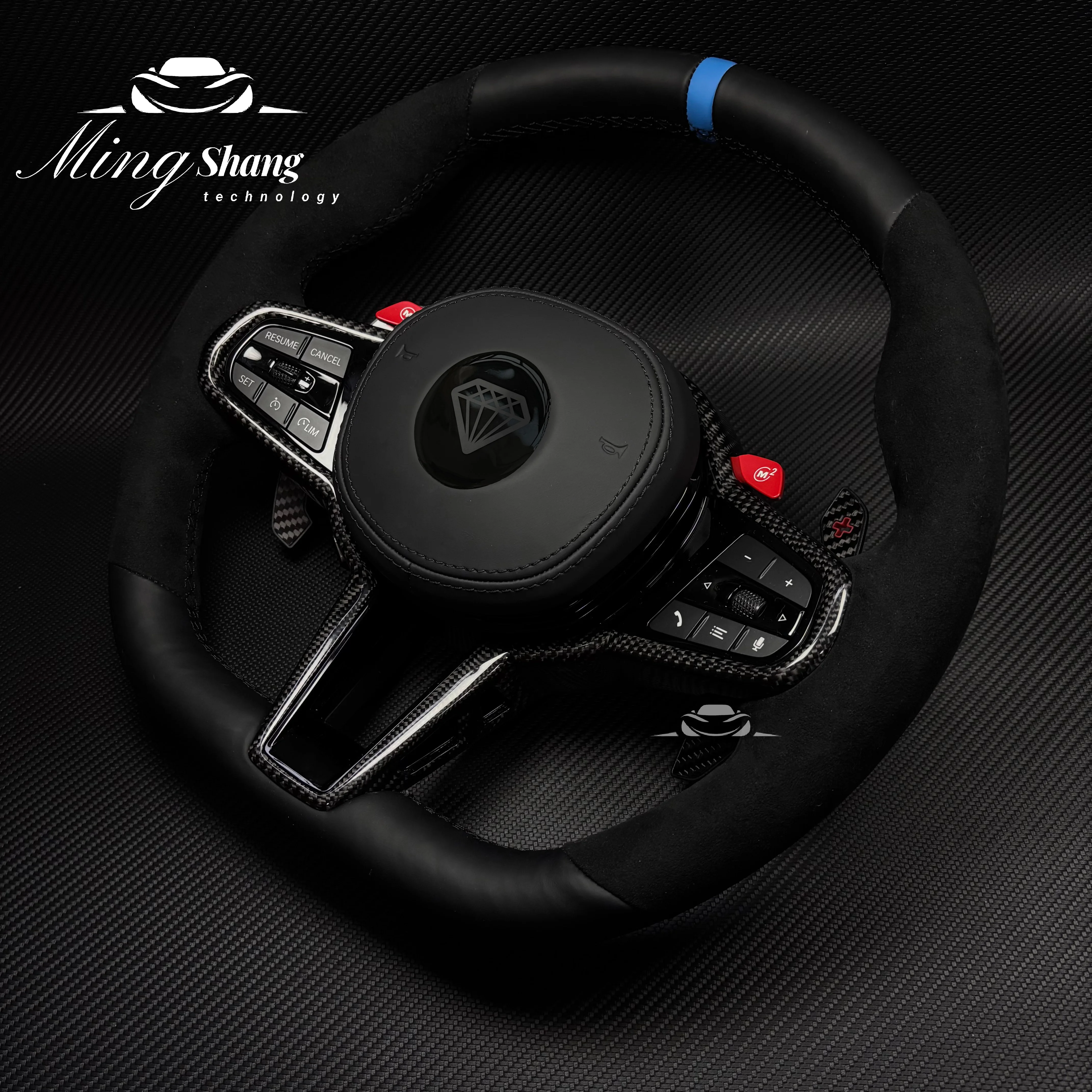 CS 2025 M4 OEM NAPA عجلة القيادة الجلدية لسيارات BMW G02 G05 G06 G14 G15 G16 G17 G20 G30 G80 G82 F30 F92 F90 M5 M2 M3 M6 M8 X3M XM