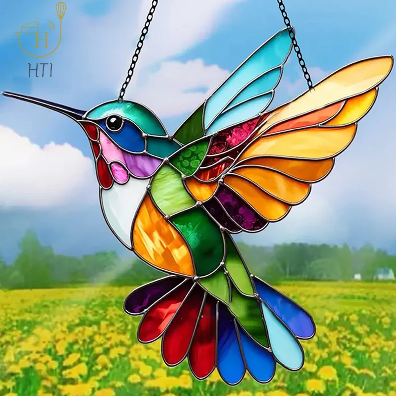 Gorgeous Hummingbird Sun Catcher - 8