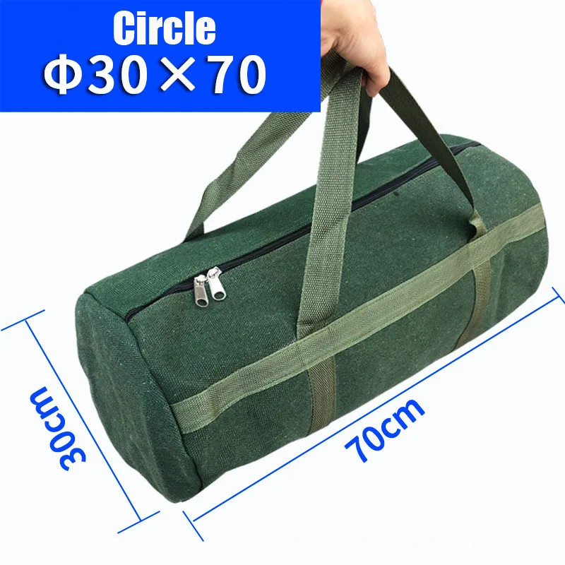 Large Scale Tool Bag Canvas Portable Toolkit Multi-functional Hardware Wrench Storage Tools Bags  Screwdrivers Pliers Bag