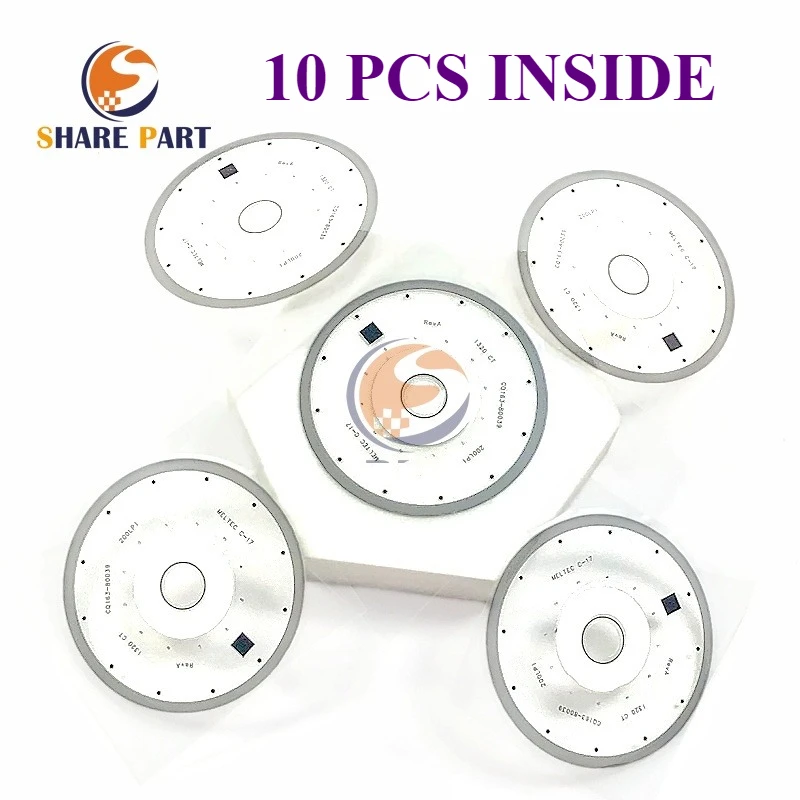 

Для hp CQ163-80039 умный бак ENCODER STRIP DISK 10 шт. 7740 7720 7730 9750 9760 670 672 675 676 678 755 Диск энкодерной ленты