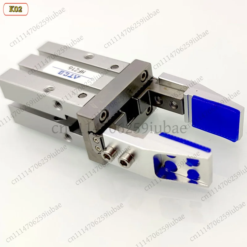 MHZ2 Parallel Pneumatic Gripper / Finger Cylinder, HFZ10-25D Series with Widened Bracket