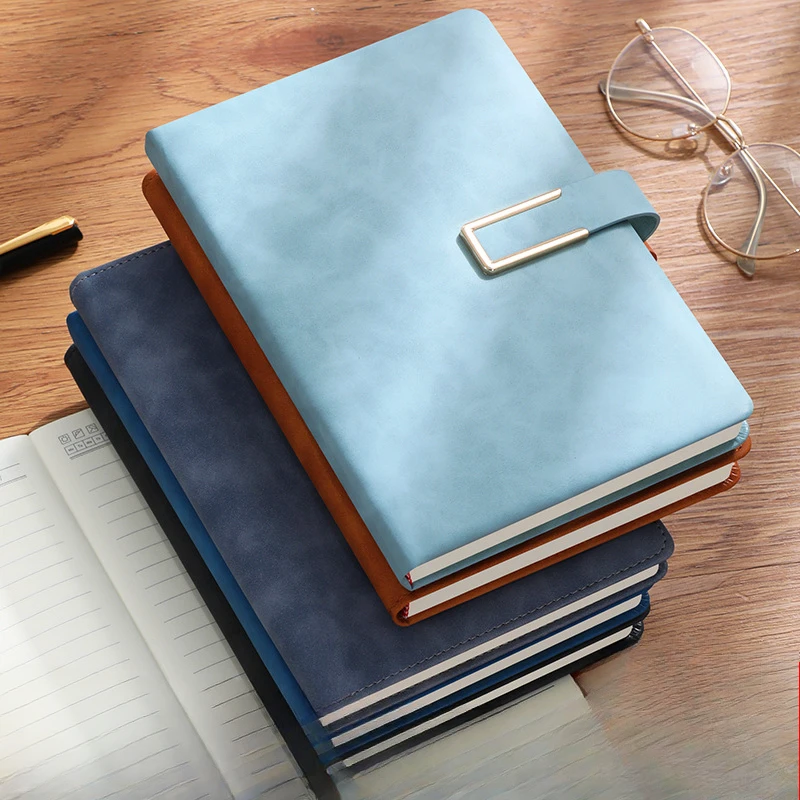 

A5 Retro Notebook Soft Leather Cover 240 Pages Agenda for Students Business Office School Stationery Supplies