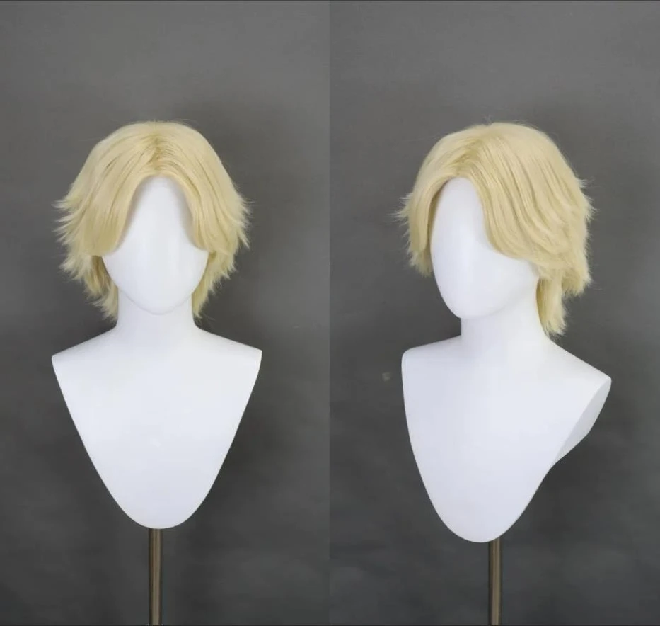 Tsugikuni Yoriichi Cosplay Wig Black Red Mixed Wig Cosplay Anime Wig Heat Resistant Synthetic Wigs