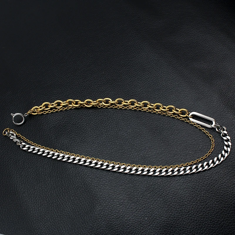 Fashion18K Plated Gold double layer Necklaces 316L Stainless Steel Necklace With Jewelry Gifts y2k fairy choker chains 2025 view 6