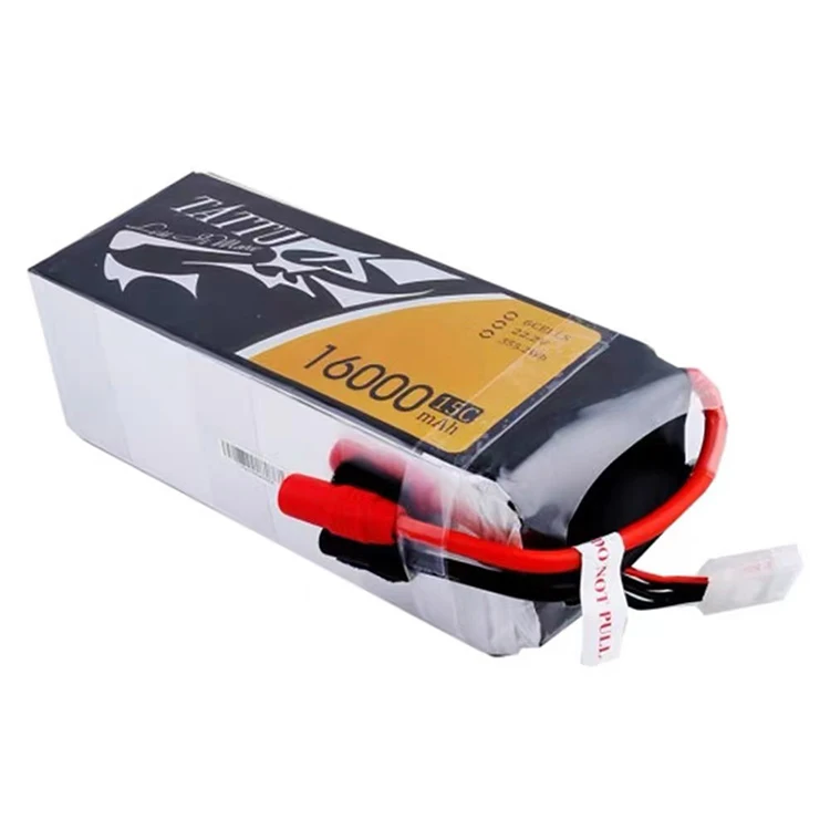 Hypothécaire aryLipo-Drone Agricole 6S, 16000mAh, 22.2V, Lithium-Ion, Batterie Lipo 24, 22V