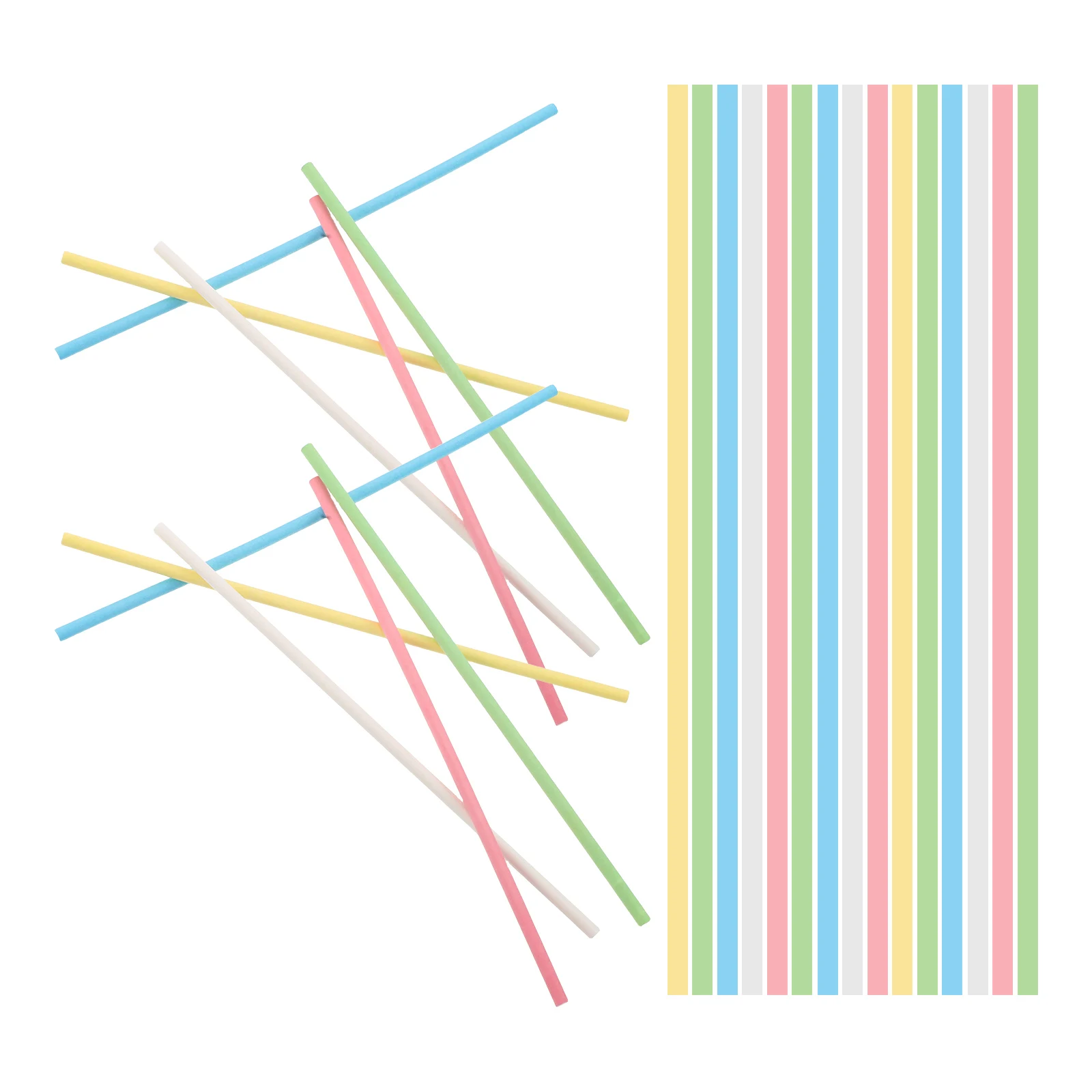 

500 PCS Lollipop Paper Stick Cake Picks Sticks Baking Candy Bar Chocolate Treat for Pops