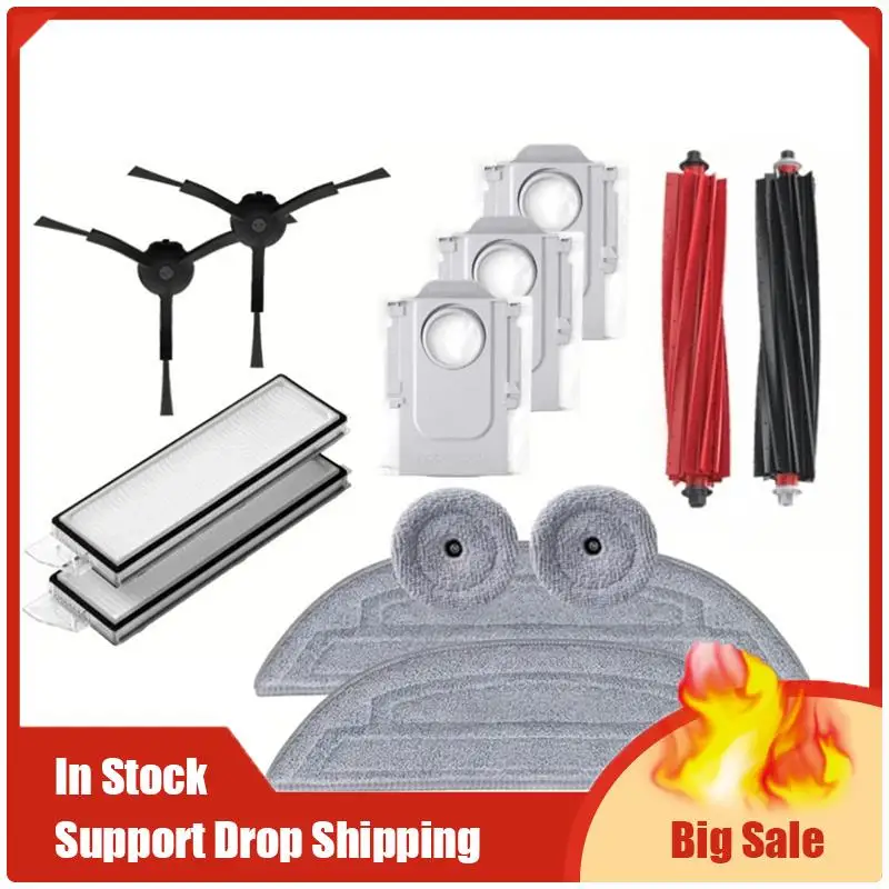 

Ограниченная серия аксессуаров для Roborock S8 Maxv Ultra: HEPA-фильтр, мешок для сбора пыли, насадка для влажной уборки, запчасти для пылесоса Roborock S8 Max Ultra