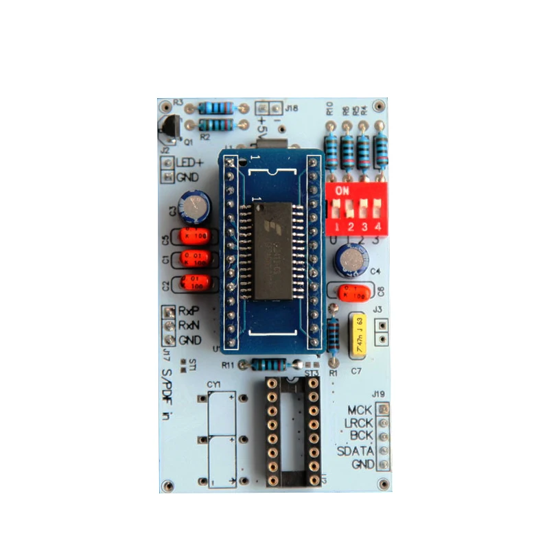 บอร์ดรับสัญญาณดิจิตอล CS8412ตัวรับสัญญาณแบบโคแอกเซียล SPDIF I2S CS8412CS SOP28