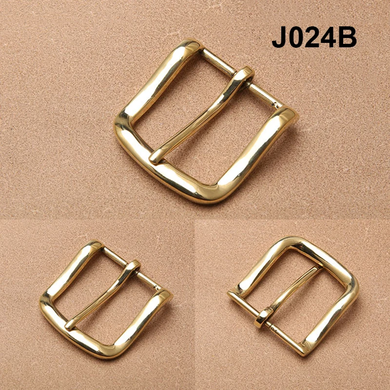 1pcs 35mm Belt Buckle Solid Brass End Bar Heel Bar Buckle Middle Center Bar Buckle Single Pin Heavy-duty for Leather Craft Strap