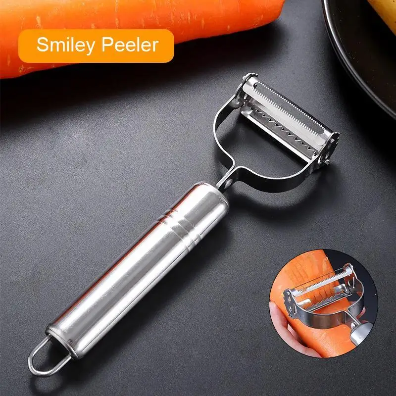 

1pc, Fruit Peeler, Kitchen Vegetable Peeler, Potato Peeler, Vegetable Graters, Fruit Grater, Shredder, Multifunctional Vegetable Cutter, Melon Planer, Fruit Skin Scraper, Kitchen Tools, Kitchen Gadgets, Dorm Essentials