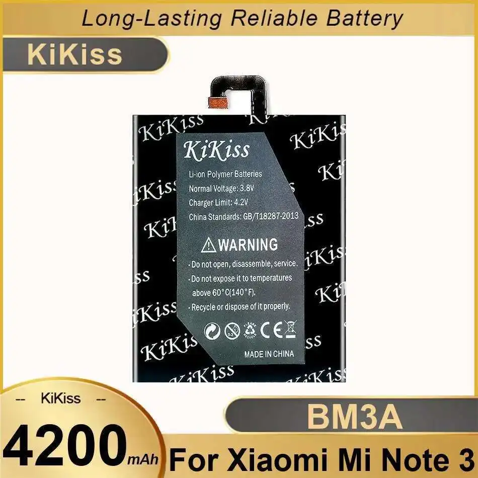 

High Capacity For Xiaomi MI Note 3 Mobile Phone Battery 4200Mah BM3A