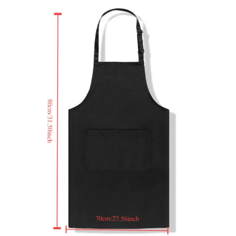 Sling collar waterproof apron anti-fouling oil home full body apron Kitchen work black apron protection