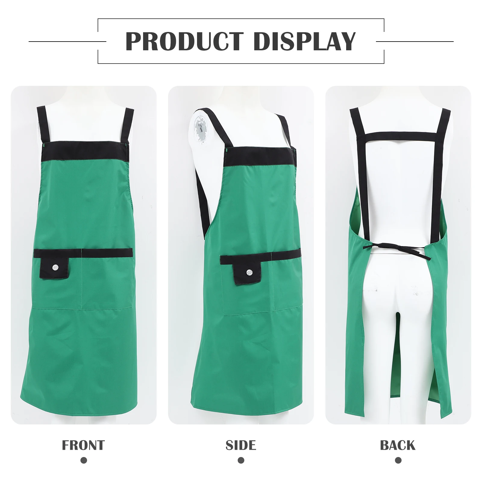 

Waterproof Reusable Apron For Chef Kitchen Cooking Baking Home Cafe Oil-Proof Anti-Grease Sleeveless Work Household