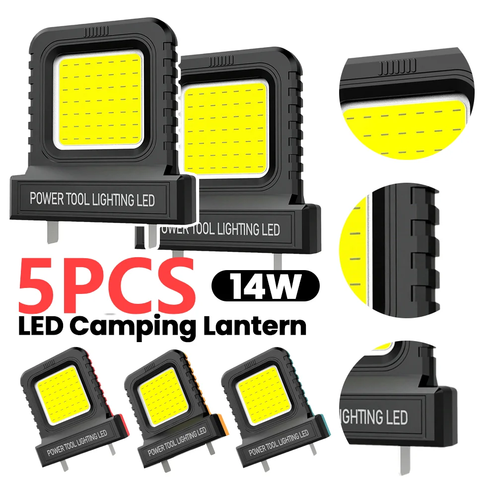 14W Inspection Light with 2 Modes Lighting Super Bright Spotlight for Garage Car Repair Camping Fishing